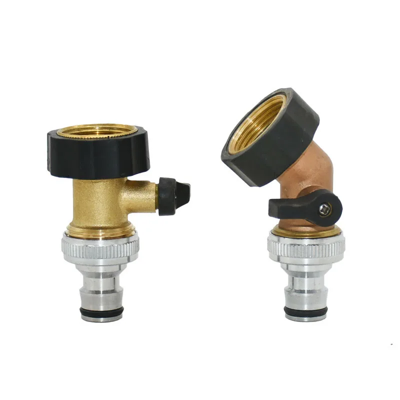 

3/4 Female to 5/8 inch garden tap Brass 1way tap Irrigation valve Quick connector adapter 1pcs