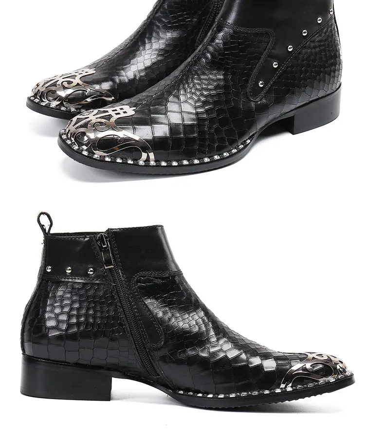 Sommer Mann spitz Frenulum Schuhe Kleid Stiefel Modell Show Schuhe Bankett Party personal isierte Rindsleder heiraten Herren schuhe – Detail 13