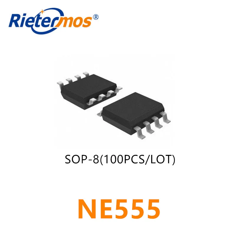 100 قطعة NE556 NE556P NE556N DIP8 NE556D NE556DT SOP8