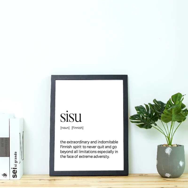 فنلندا خريطة المدينة المشارك هلسنكي الفن يطبع أسود أبيض صورة سيسو تعريف قماش اللوحة فنلندا غرفة المعيشة جدار ديكور #6