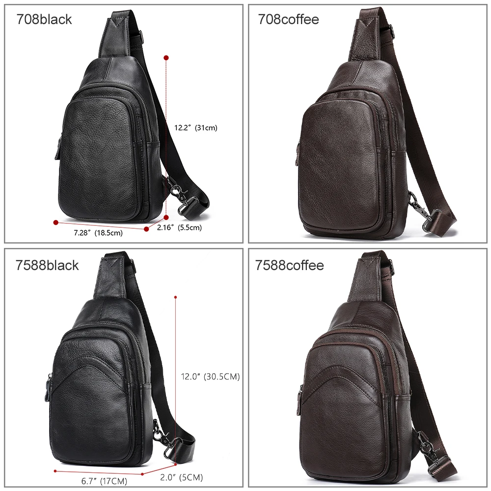 Imagem -02 - Mva Masculino Peito Bolsa Anti-roubo à Prova Impermeável Água Couro Ombro Sling Bolsa Masculino Casual Pacote de Peito para Homens Crossbody Bolsas de Viagem Curto