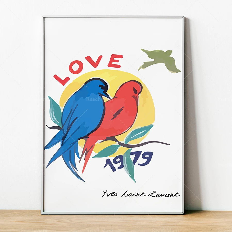 Fashion designer printing, love printing, gallery exhibition posters, museum posters, retro posters, wall art