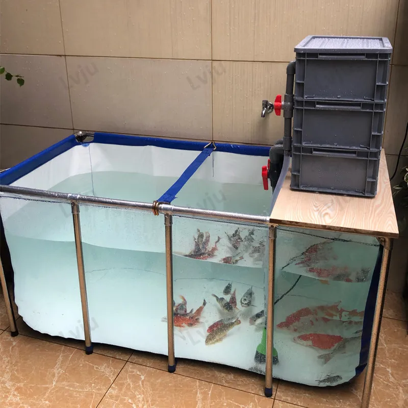 Lvju Unique Decor Fish Breeding Box Betta Fish Tank Aquarium With Backlight