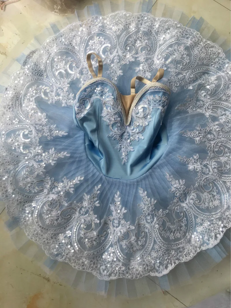 Tutú de Ballet profesional para adultos y niños, vestido de bailarina, ropa de cisne para escenario, Disfraces de Halloween para mujeres