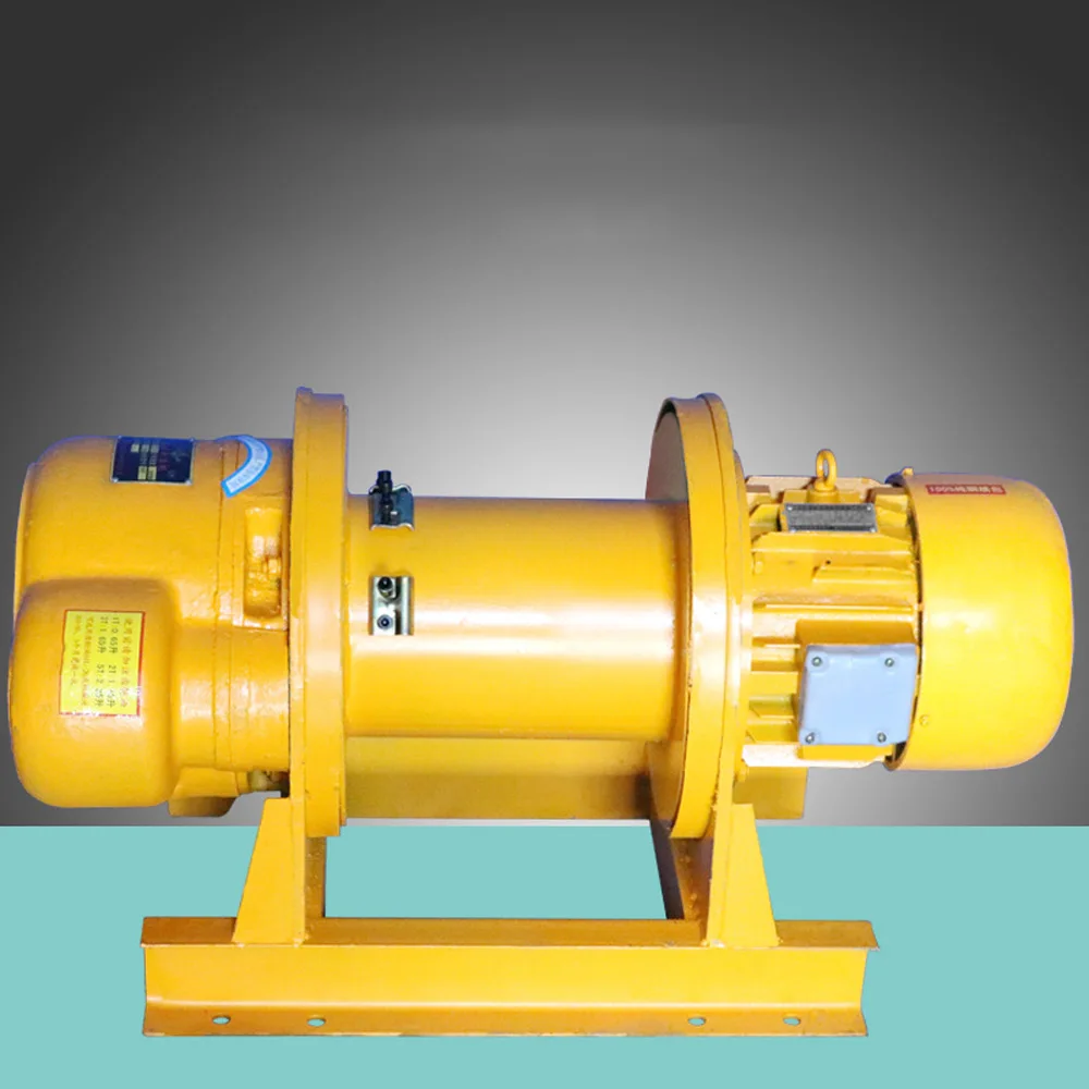 1T Electric Crane Heavy Industry 380v windlass Tools Hoist Traction Machine winch For lifting goods