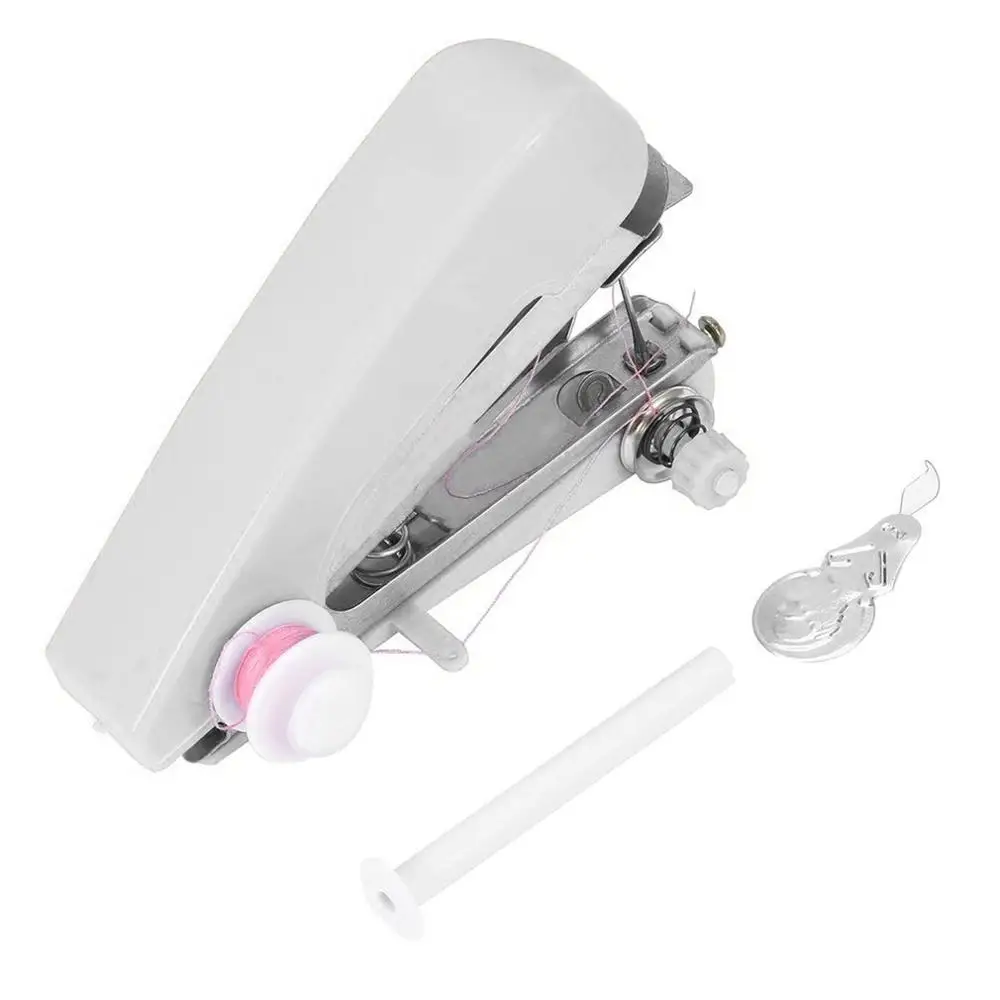 2022 New Arrivel 1pcs  Mini Travel Use Popular New Portable Cordless Mini Handy Hand-Held Clothes Fabric Sewing Machine