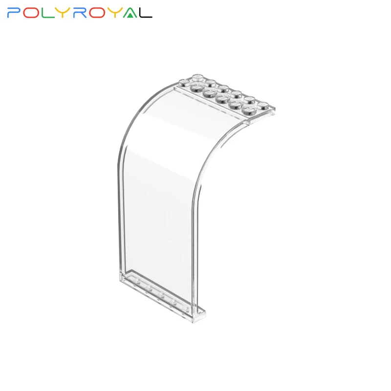 Building Blocks parts 6x6x9 large arched curved roof wall panel 1 PCS MOC Compatible With brands toys for children 2572