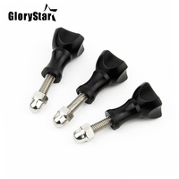 3pcs/Set Plastic Short Thumb Knob Screws with Nut for GoPro Hero 9 8 7 6/5/4/3+ SJCAM Xiaomi Yi OSMO Action Camara Accessories