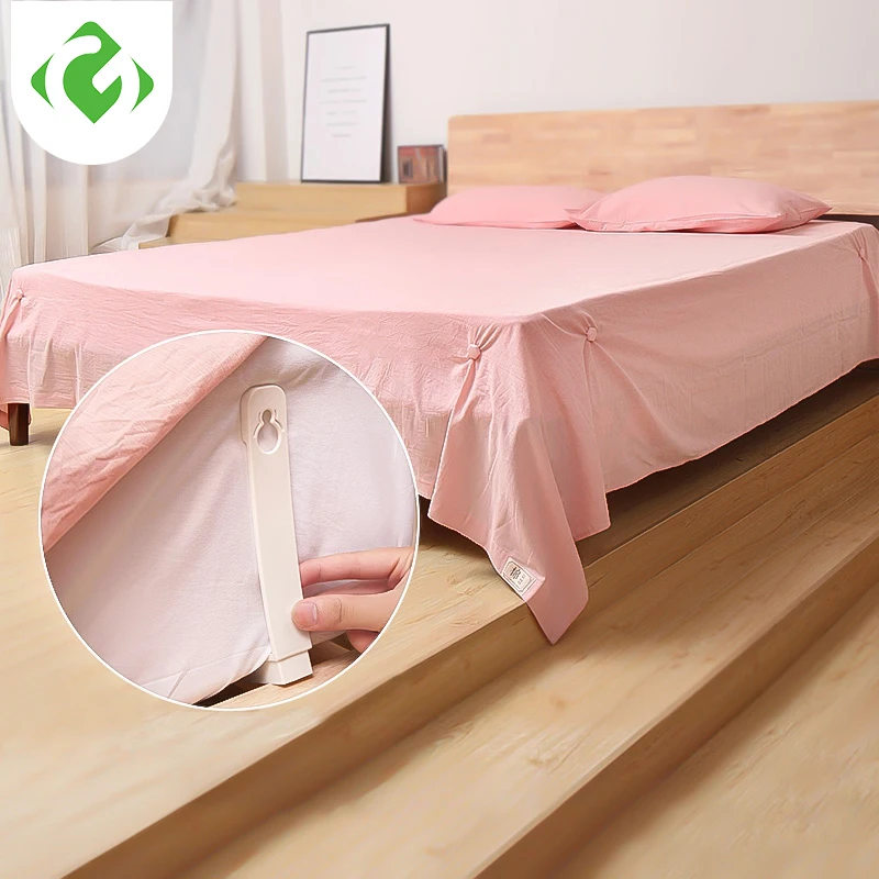 4Pcs/Set Bed Sheet Clip Bed sheet Belt Fastener Mattress Non-slip Quilt Covers Sheet Holders Gripper Fastener Clips for Bed Sofa