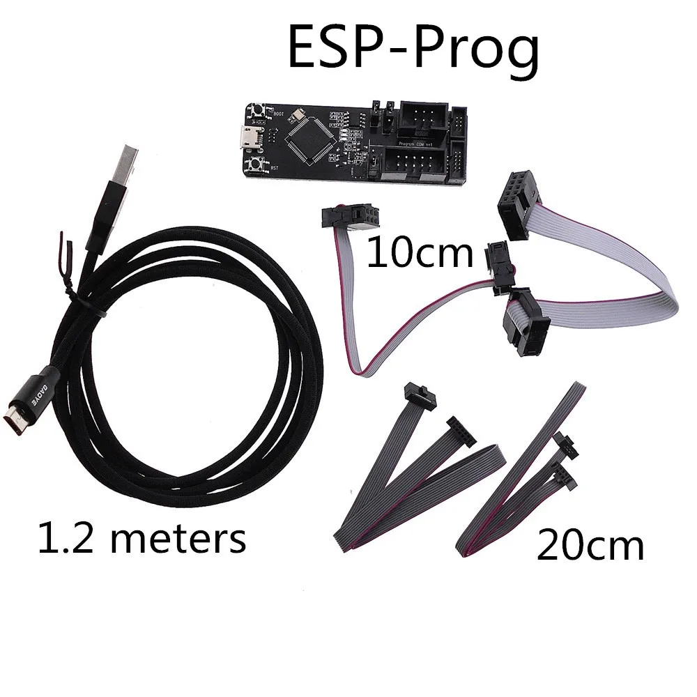 ESP-Prog JTAG 디버그 프로그램 다운로드 3.3V 5V 풀 세트 케이블이 있는 ESP8266 ESP32 FT2232HL 에 적용