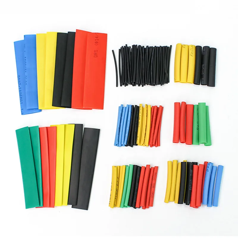 3：1 Thermoresistant Shrinking Tubing Assorted Wire Cable Insulation Sleeving ，Thermoresistant tube Heat Shrink wrapping kit