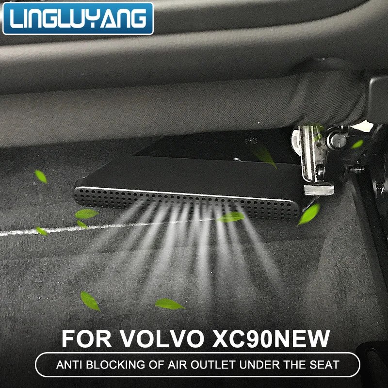 

For volvo xc90 2015 2016 2017 2018 2019 seat lower air outlet cover lower vent dust cover Car accessories