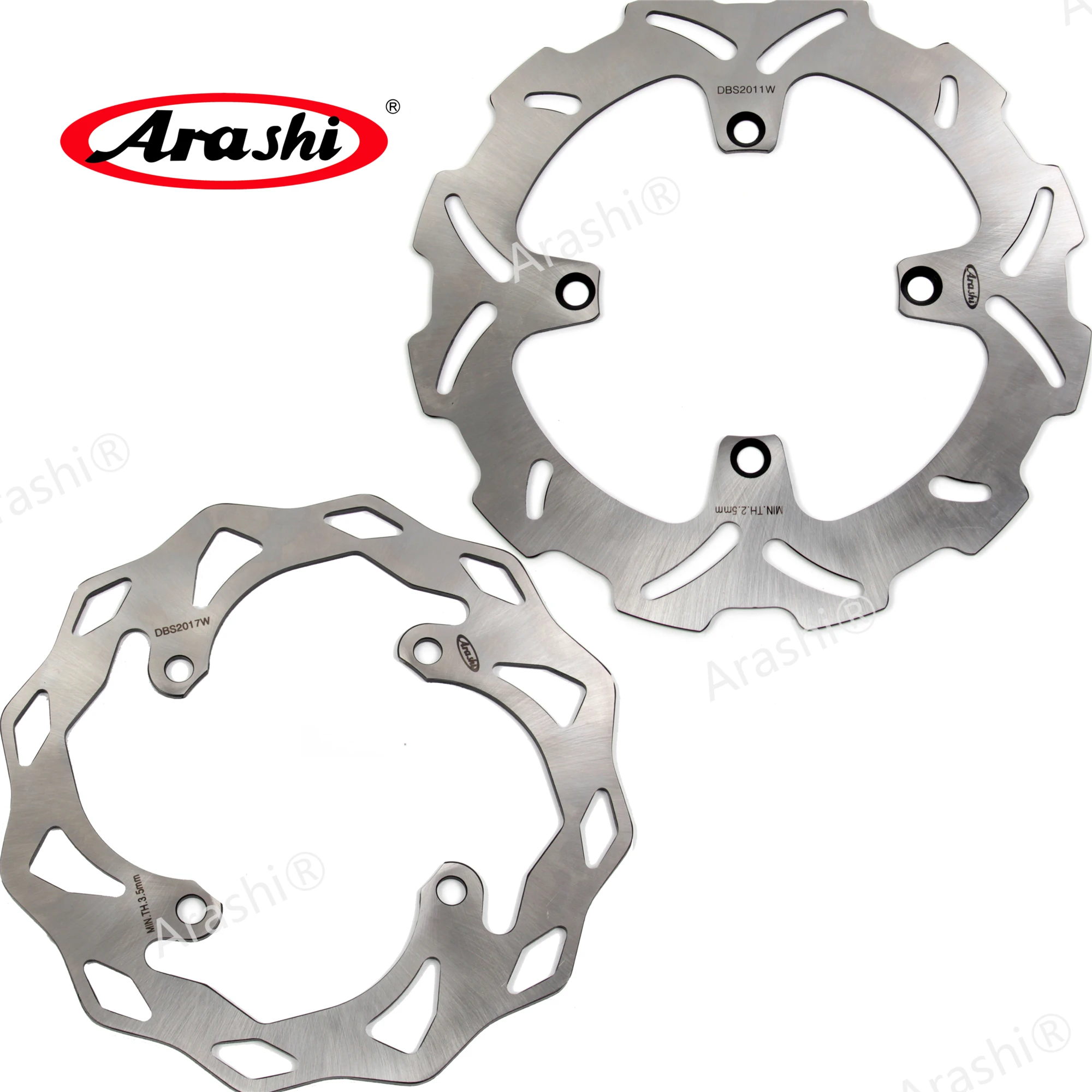 

Arashi 1 Set Front Rear Brake Disc Rotor For KAWASAKI KX F 450 2006 - 2018 CNC KXF 450 2006 2007 2008 2009 2010 2011 2012 2014