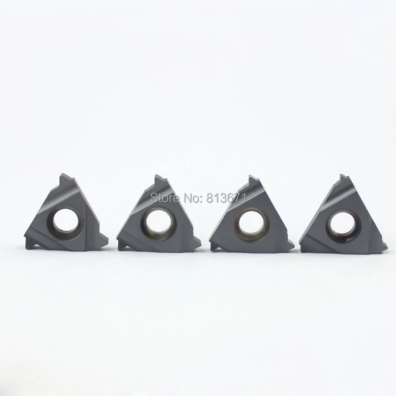 10pcs 16ER 16IR 11W 12W 14W 19W 55-Degree Inch Thread Blade Inserts Carbide Turning Tools For Stainless and Steel Machining