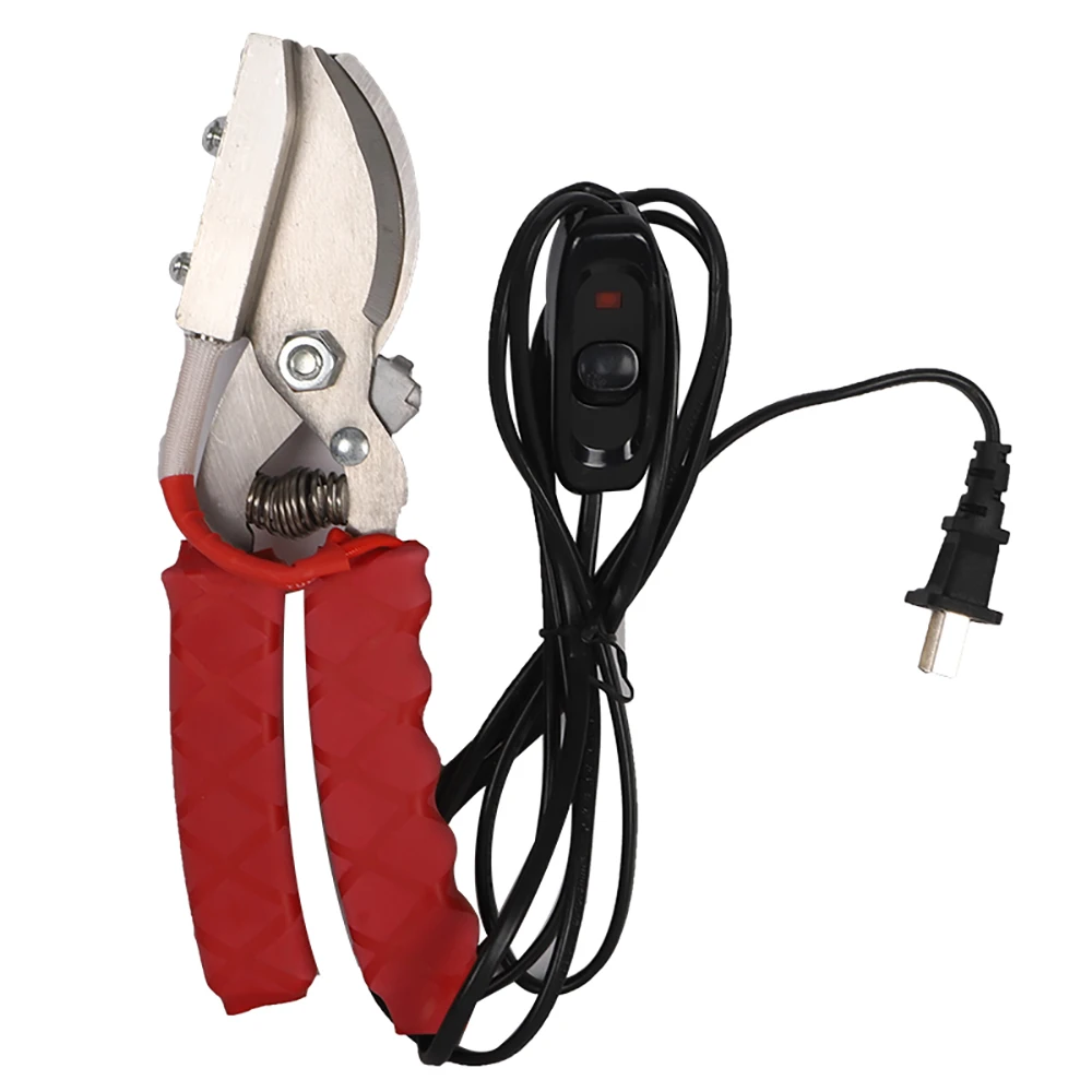 220V Electric Heating Bloodless Tail Cutter Clipper Scissors Piglet Tail Cutting Plier 80W 370â For Pig Sheep Goat Farm Tools