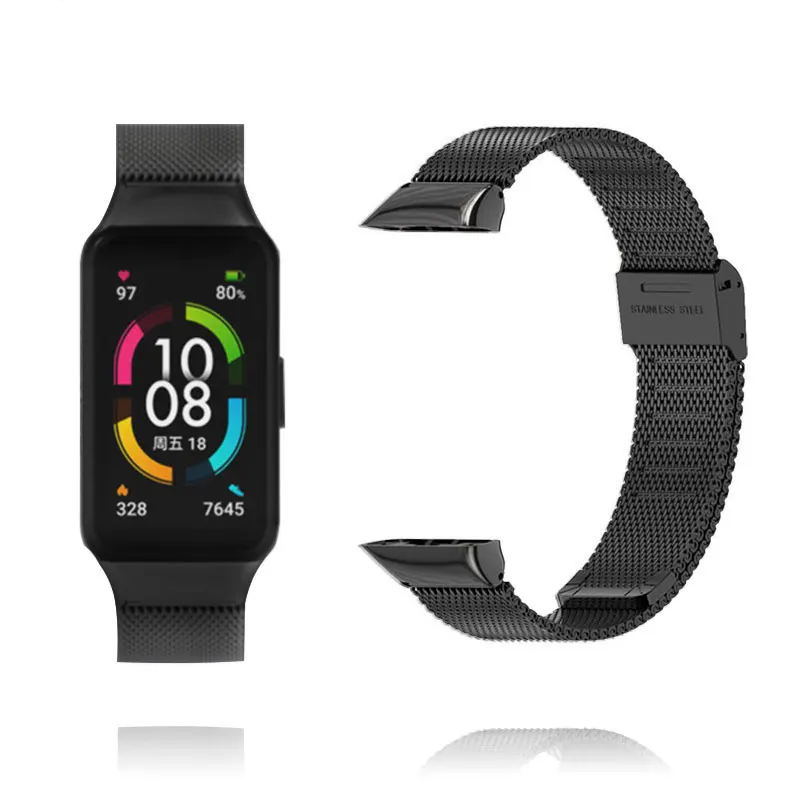 Strap For Huawei Band 6 7 Straps Pro Honor Band 6 Bracelet Smart Huawei 7 Watchband Belt For Metal Watch Smart Accessories