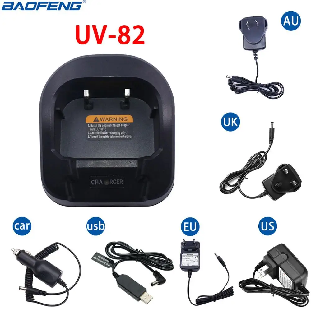 Charger CH-8 para Baofeng UV-82: La Solución Definitiva para Cargadores de Radios Walkie Talkie