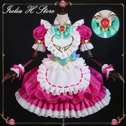 {STOCK} Irelia H Store Game LOL Cosplays Cafe Cutie Sivir Cosplay Costume Sivir New skin Lovely Maid dress female