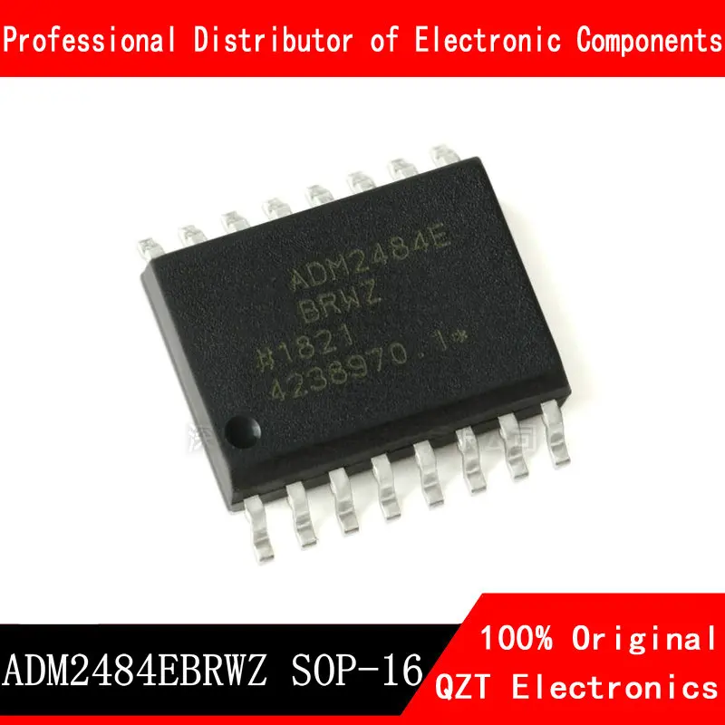 10pcs/lot ADM2484EBRWZ ADM2484E ADM2484 SOP-16 digital isolator chip new original In Stock