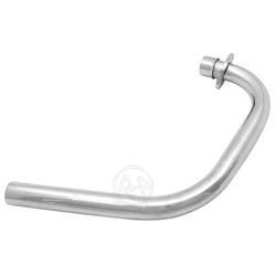 Universal For Honda CG125/WY125 CG150 Vintage Retro Metal Chrome Modified Motorcycle Exhaust Muffler Front Pipe