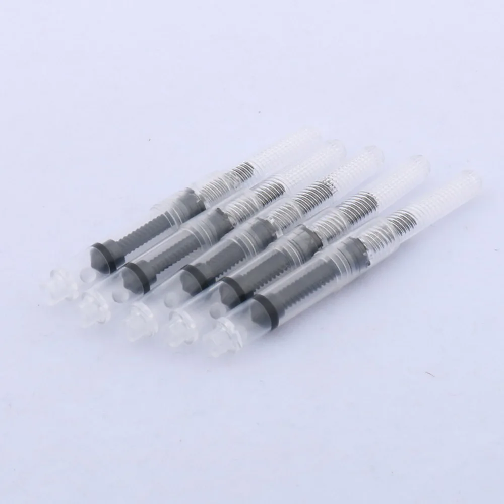 5Pc Pennen Wit 2.6Mm Vulpen Inkt Cartridges Converter