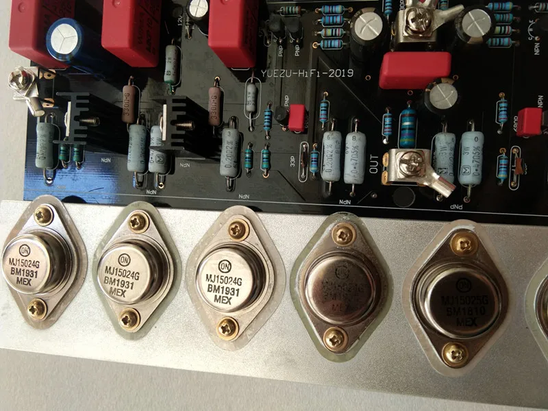 Podwójny DC 30-45V A1000 na MJE15034G / MJE15035G + na MJ15024G MJ15025 tuebe 50W * 2 klasa A płyta wzmacniacza zasilania