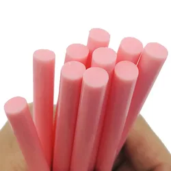 10Pcs 7*100mm Pink Colorful Hot Melt Glue Sticks Vintage Sealing Wax Envelope Invitation Stamp Security Packaging RepairTool