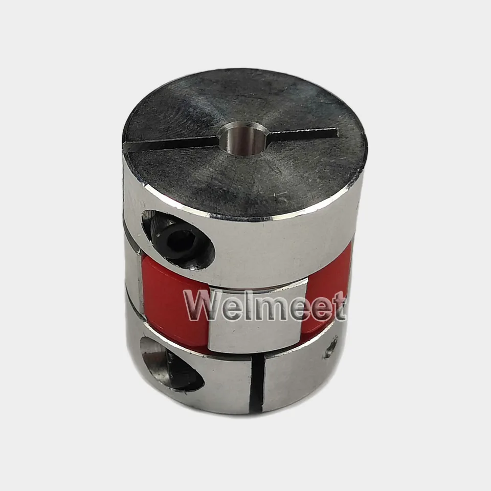 Flexible Jaw Spider Plum Kupplung Wellenkupplung D40 L66mm 14/17mm Mit einer Keilnut 5mm an einem Ende for Nema23 Nema34 Motor (Size : 8-12.7 a keyway 5mm