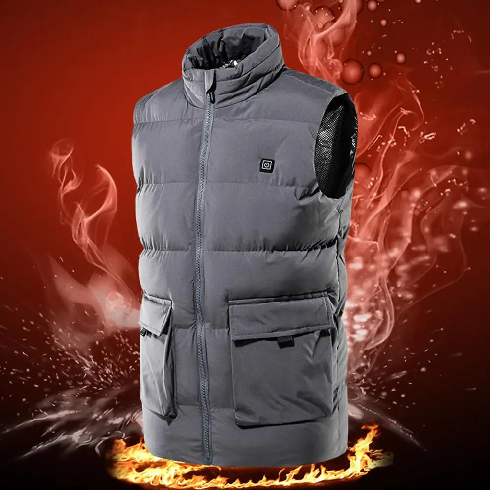 Winter New Heating Vest USB Heating Vest Dynamic Warm Vest Clothing Suitable For Outdoor Hiking, Fishing And Skiing