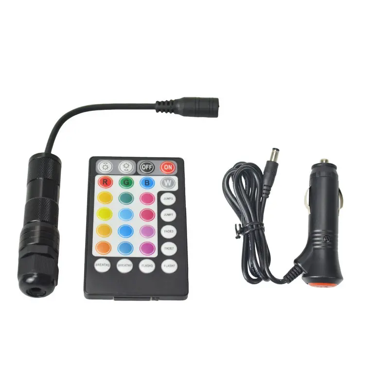 

2W 12V Fiber Optic Star Light Illuminator Engine Device 28keys RF Remote controlled Car/Limo Headliner Lighting Decor-Multicolor