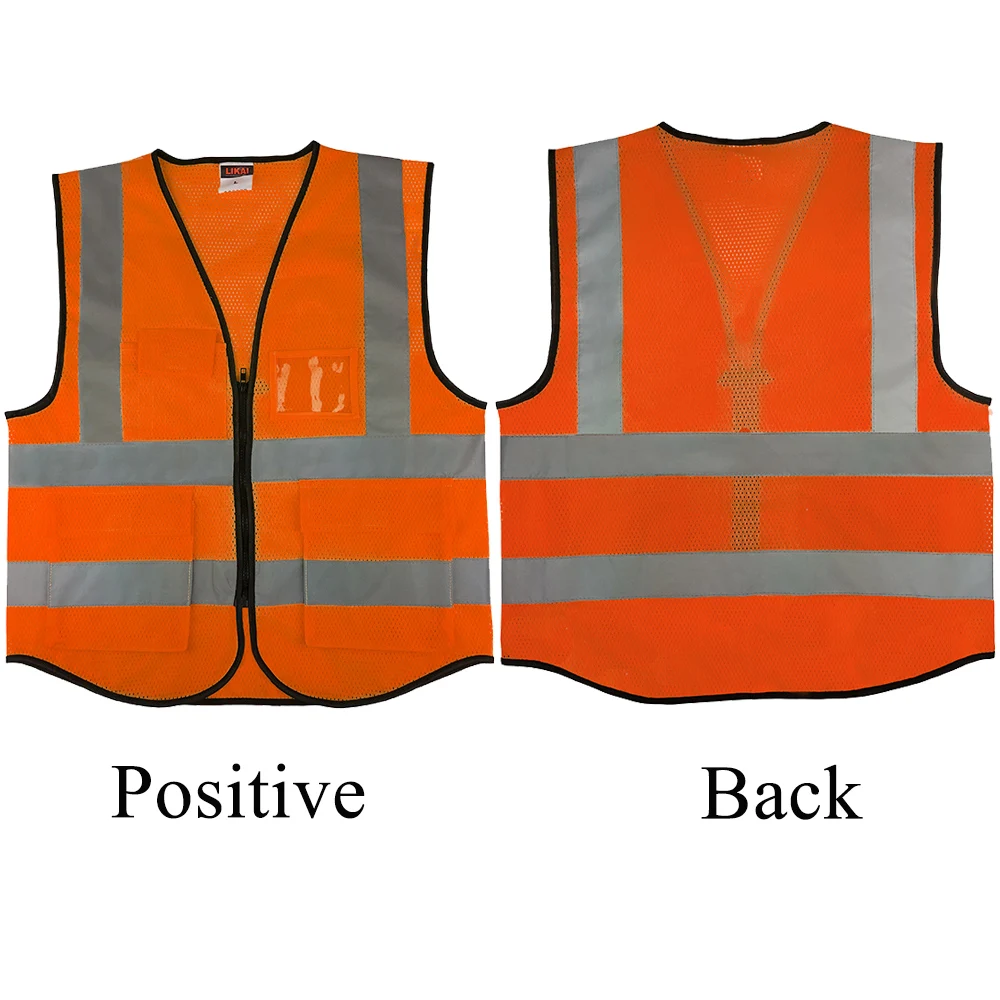 

Защитная куртка для верховой езды, рабочий жилет, сетчатый светоотражающий жилет, дышащая одежда с несколькими карманами, строительный жилет, санитарные работники