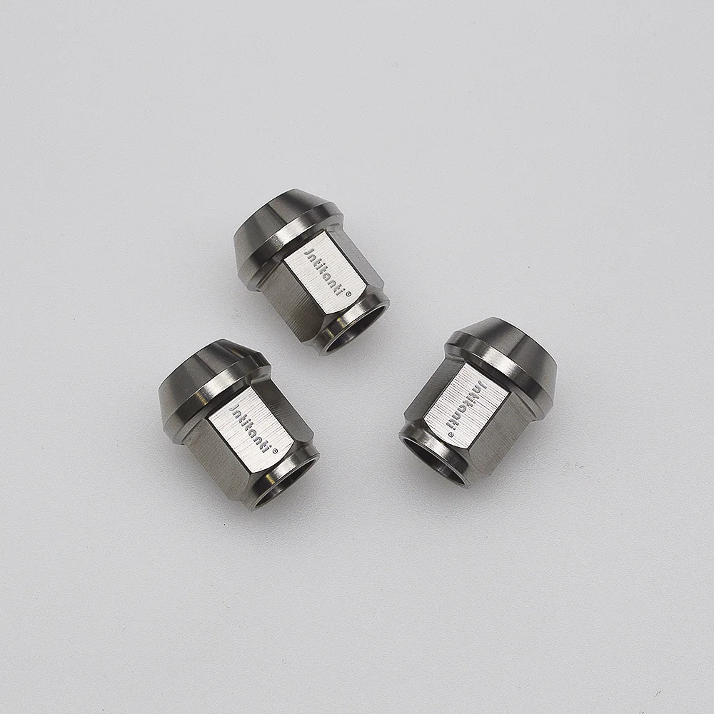 Jntitanti  M12*1.5*27mm Lightweight Gr5 Titanium Lug Nut with Open End 16 pieces