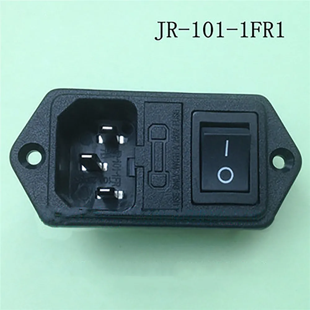 Three-in-one Inlet Socket Fuse Holder Safety Switch Light With Ear