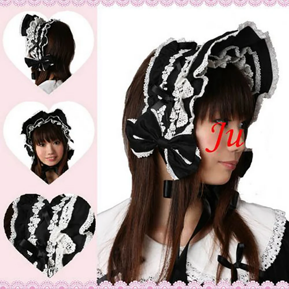 fondcosplay adult sexy cross dressing sissy maid Lolita Sweet Headpiece CD/TV[CK683]