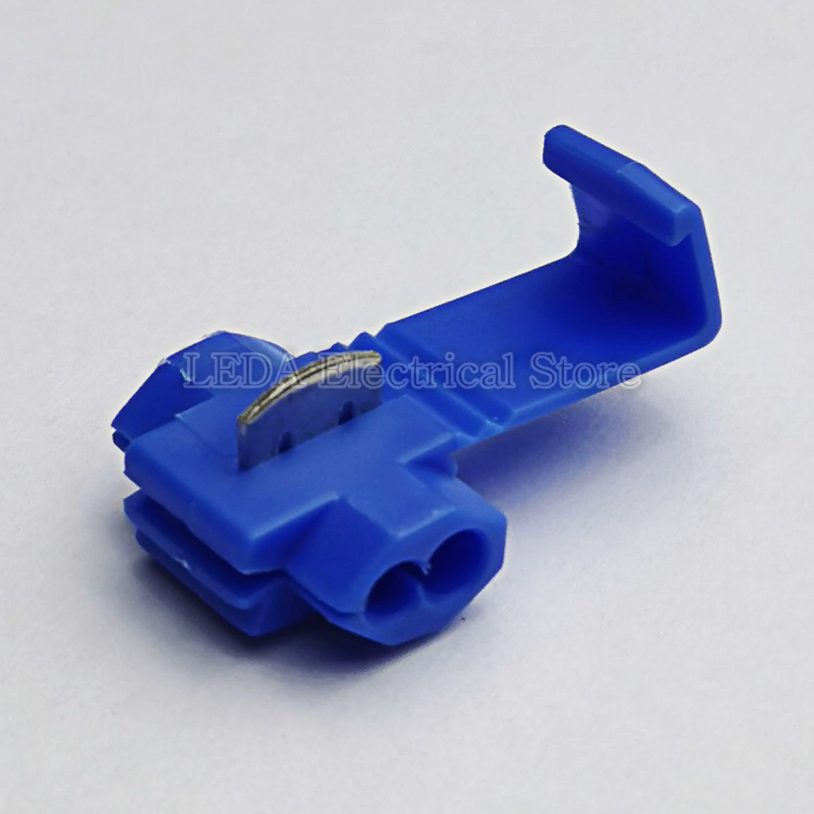 Blue Red Quick Connection Clip Wire Crimp Splitter Lip Break Clamp Strip-free Soft Distributo Line Connector Terminal Joint