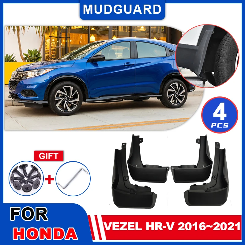 

For Honda Vezel HR-V 2016~2021 2017 2018 2019 2020 Mudguards Mudflaps Fender Mud Flap Splash Mud Guards Cover Accessories