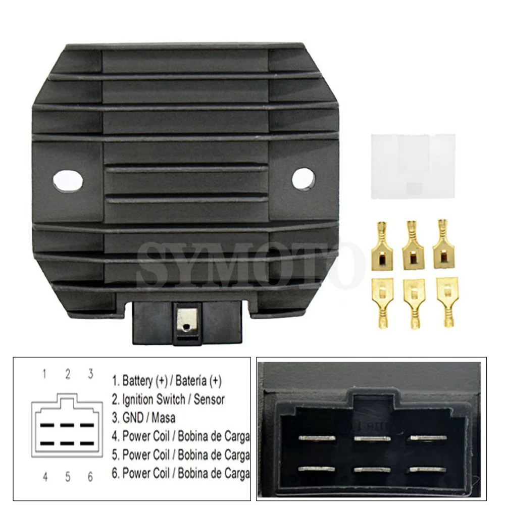 

Для Kawasaki ZZR600 D 1990 1991 1992 1993 ZZR600 ZX600D 1990 1991 1992 GPX600R 1988-1996 регулятор напряжения для мотоцикла, выпрямитель