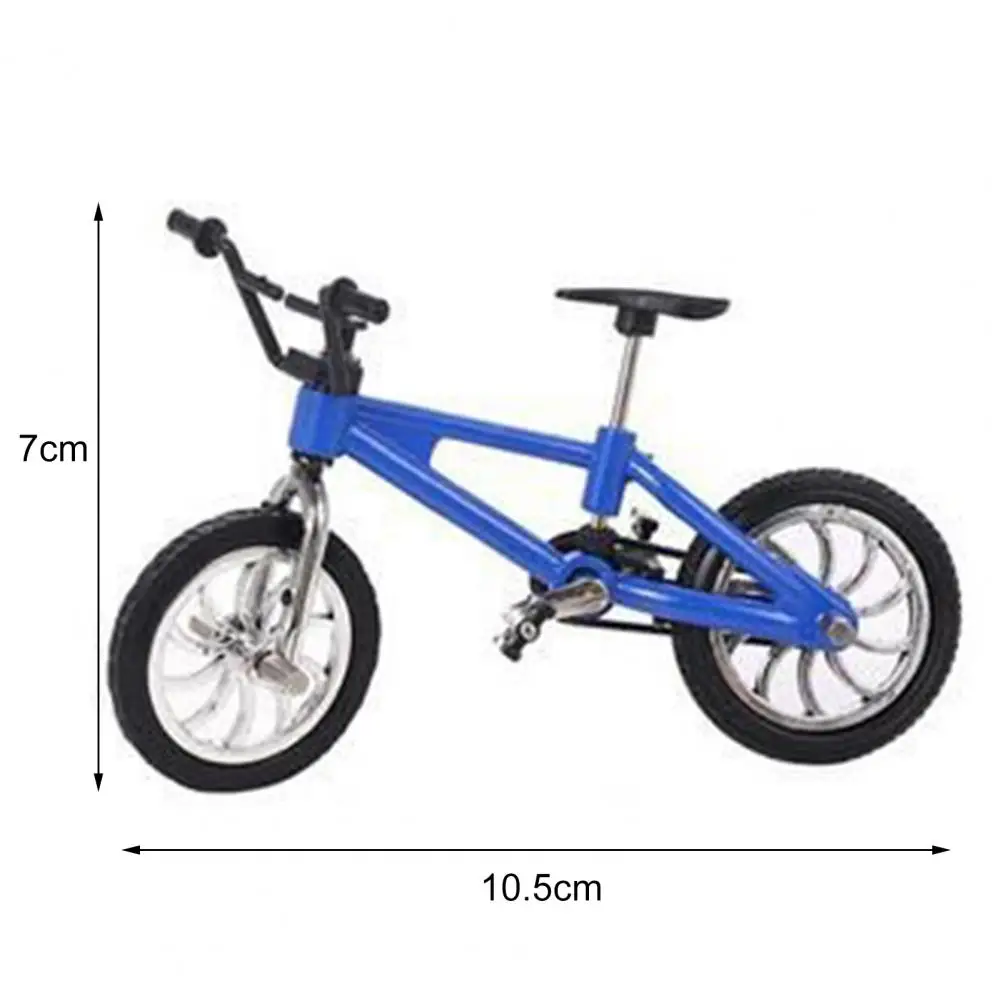 Mini bicicleta de juguete con ruedas de repuesto para niños y adultos, excelente juguete de colección, modelo de bicicleta de dedo