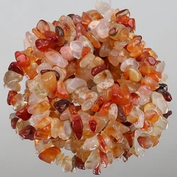 5-8mm Natural Irregular Freeform Red Jade Chips Stone Gravel Beads For Jewelry Making Handmade DIY Bracelet Necklace For Women