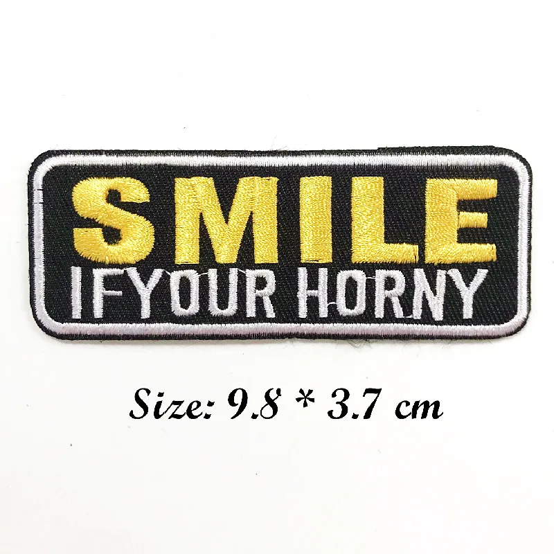 individual slogan with Various Letters Patches Iron On Embroidered Clothes Patches For Clothing Stickers Garment