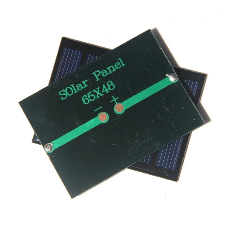 Low Price Customized Mini Solar Panels 65*48MM 0.3W 3V Small Size Solar Cell for LED Light DIY Solar Toys 1000PCS