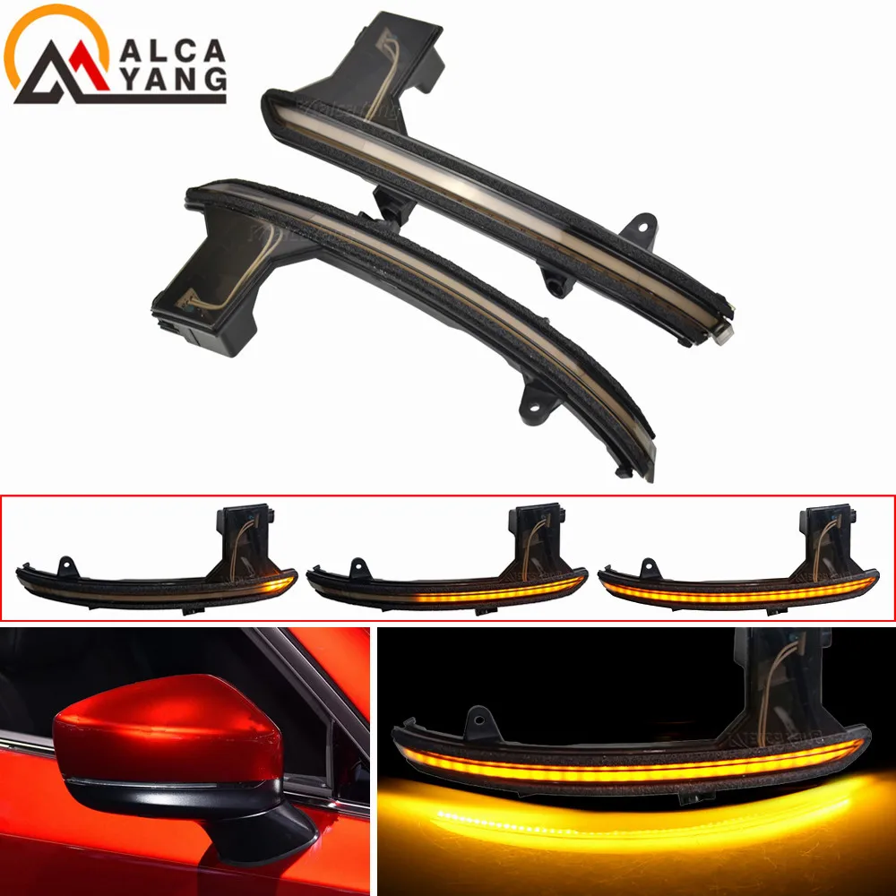 LED Dynamic Turn Signal For Mazda CX-5 CX5 KF 2017 2018 2019 CX-8 CX-9 CX9 Mirror Sequential Indicator Blinker Light