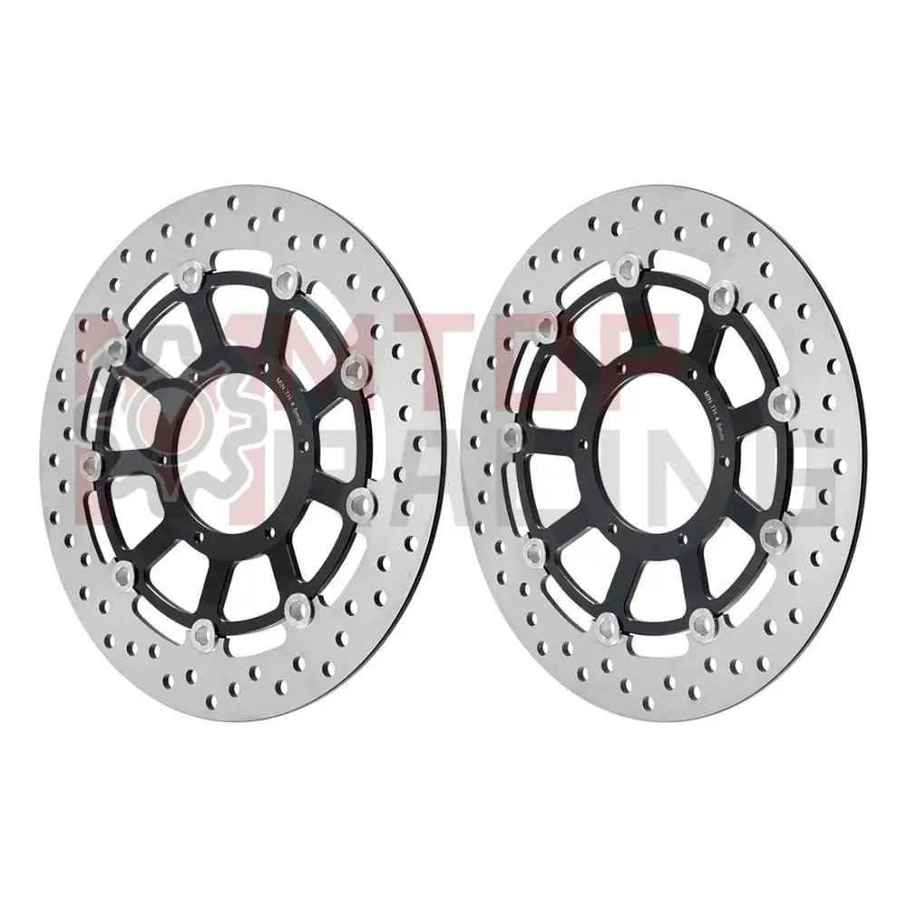 Motorcycle Pair Front Brake Discs For Honda CTX1300 ABS 2014 2015 2016 CBR600RR /ABS 2003-2022 Brake Rotors Black Gold