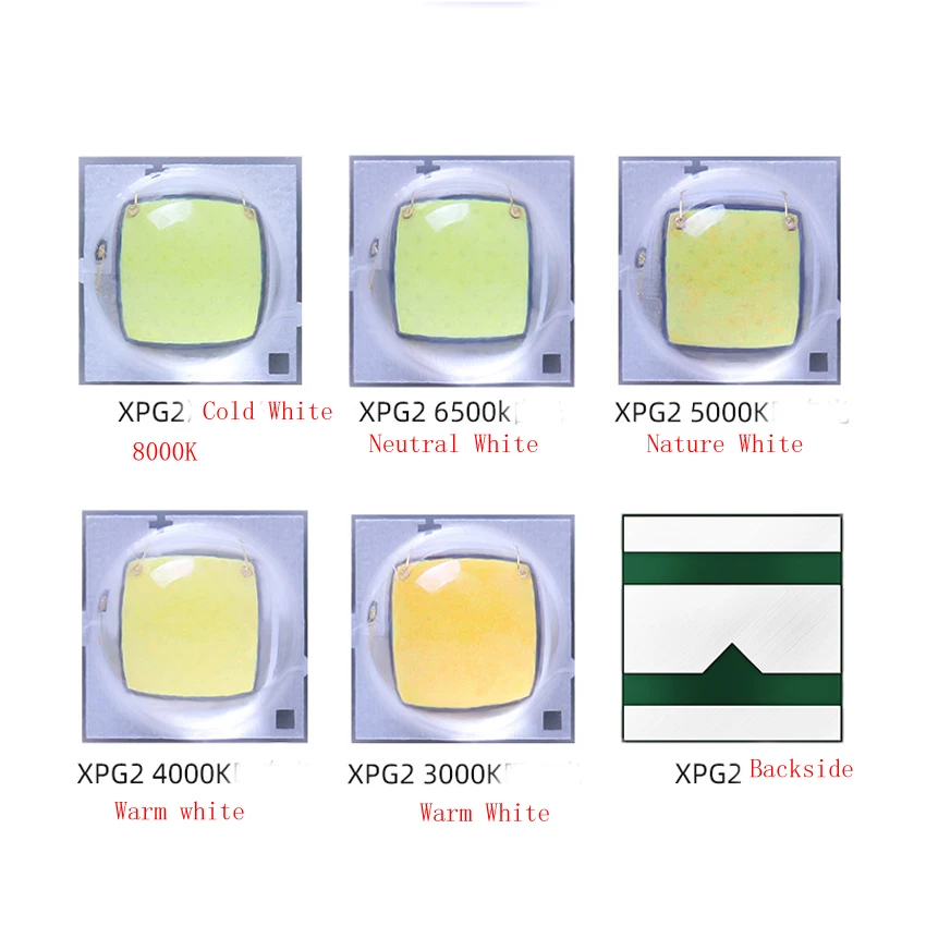 5PCS/Lot XPG-2 5W 3535 SMD LED High Powr Cold/Neutral/Nature/Warm White Color For Flashlight Biycle Light
