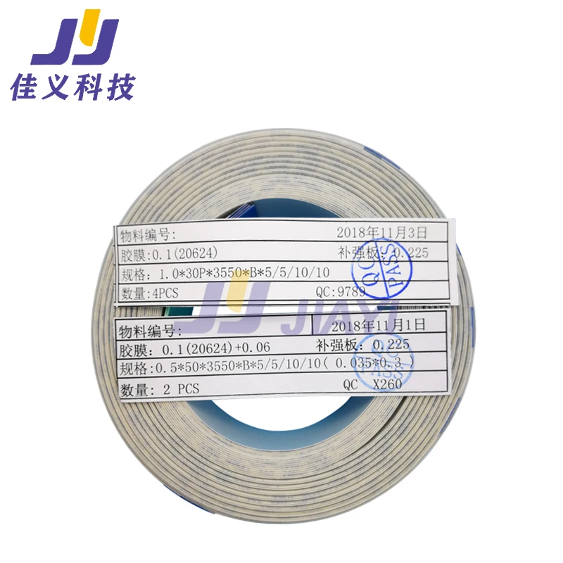 6 PCS One Set Long Data Cable for Mimaki TS34 Inkjet Printer;4Pcs 1.0*30P*3550B&2Pcs 0.5*50P*3550B in Tatal