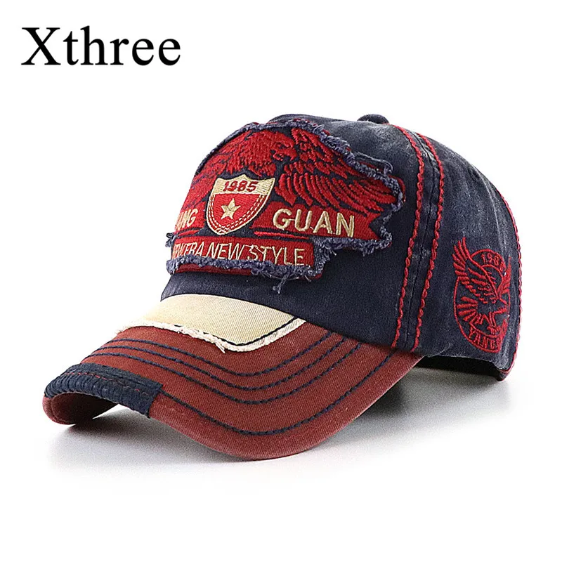 Xthree New baseball caps for men cap streetwear style women hat snapback embroidery casual cap casquette dad hat hip hop cap