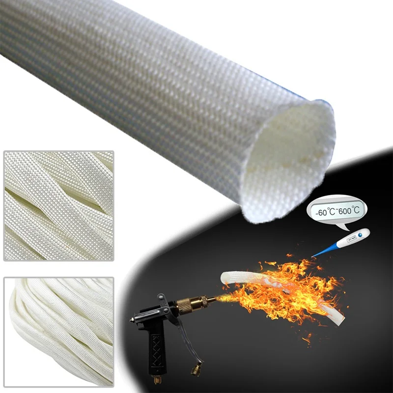 For Webasto/Eberspacher Heaters 22mm&24mm Exhaust Pipe Glass Fibre Thermal Hose Insulation Exhaust Lagging Cover Durable