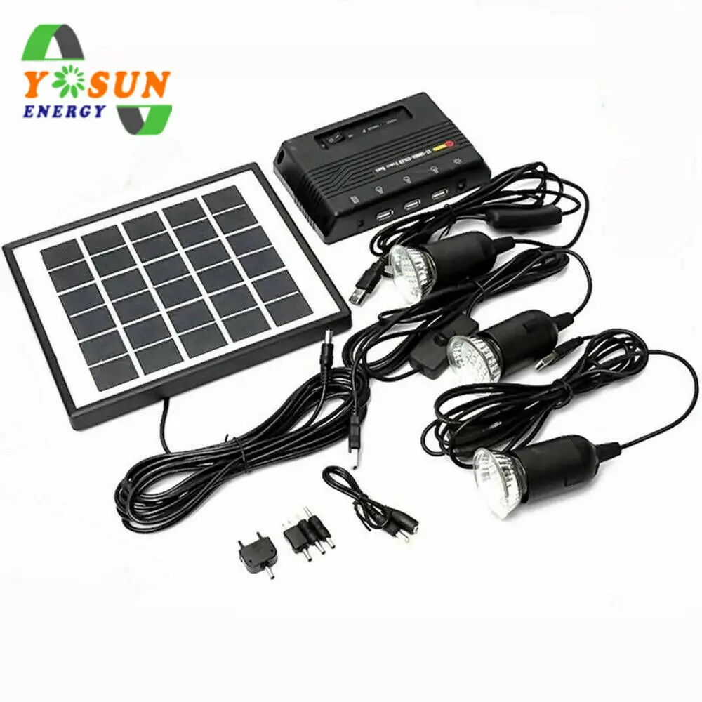 

Yosun Energy 8W Solar Powered Light Set LED 36 Bulbs Garden Outdoor Home System Kit 5V Edition For Out Door All System Charged