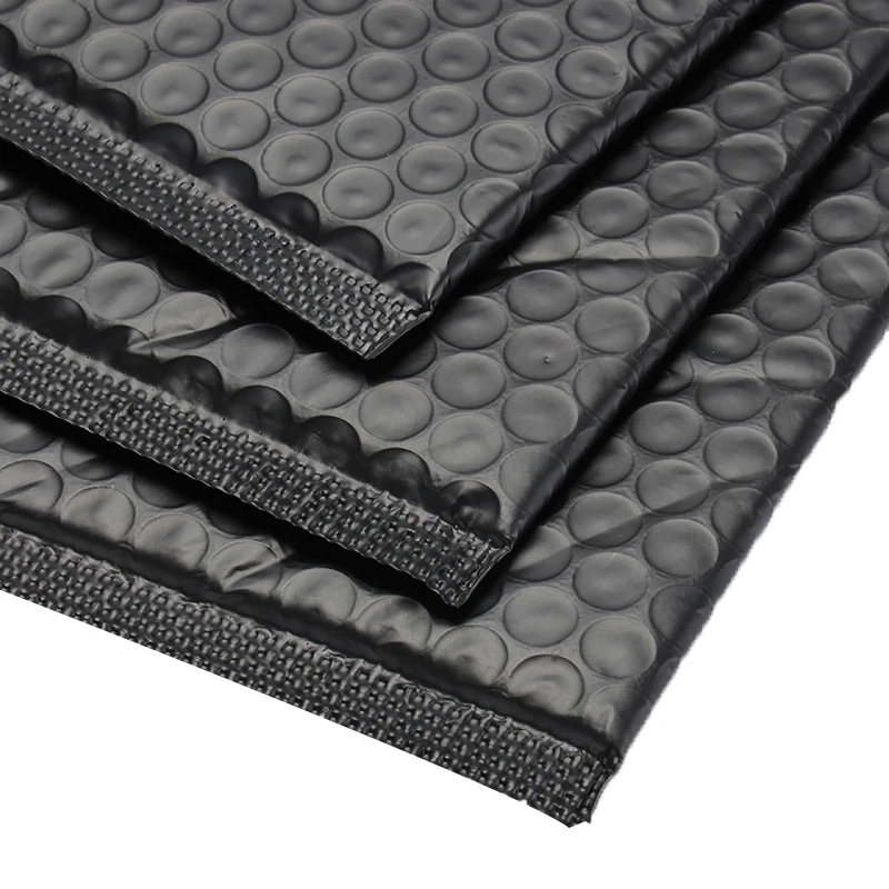 Mới 50 Cái/lốc Đen Xốp Bong Bóng Nhân Viên Đưa Thư Túi Tự Cói Nhân Viên Đưa Thư Đệm Bao Thư Đóng Gói Vận Chuyển Sách Bao Da Ốp Lưng Túi Có Bong Bóng