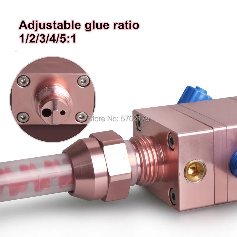 Imagem -05 - Válvula de Distribuição de Líquido Duplo Válvula de Silicone de Dois Componentes Direta da Fábrica Válvula de Sucção de Dupla Ação tipo Aumento de Fluxo ab